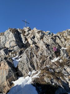 Klettersteig zum Gipfelkreuz